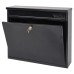 Burg Wachter Elegance Mailbox - 362 x 310 112mm - Black