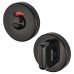 Hoppe AR600/29 Nylon Bathroom Turn & Release with Indicator - 52mm Diameter - Ebony Black