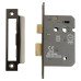 Hampstead Bathroom Lock - 63mm Case - 45mm Backset - Square - Black Nickel