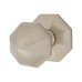 Heritage Brass by M Marcus Octagonal Centre Door Knob - 66mm Rose Diameter - Satin Nickel