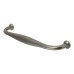 Crofts & Assinder Ludlow 17mm D-Bar Cabinet Pull Handle - 192mm Centres - Lacquered Iron