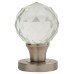 Jedo Cut Glass Mortice Door Knob - 54mm Rose Diameter - Satin Nickel Jedo Cut Glass Mortice Door Knob - 54mm Rose Diameter - Satin Nickel