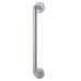 Exel 19mm D-Bar Door Pull Handle on Rose - Screw Fix - 300mm Centres - Satin Aluminium