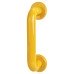 Hoppe AR602/220 Nylon D-Bar Door Pull Handle on Rose - Screw Fix - 220mm c/c - Golden Yellow