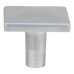 Exel Pyramid Style Square Cabinet Knob - 29 x 29mm - Satin Chrome