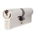 Yale 1 Star 6 Pin Kitemarked 95mm Euro Double Cylinder - 45 + 50mm - Pol Nickel - Keyed Alike - Pair Yale 1 Star 6 Pin Kitemarked 95mm Euro Double Cylinder - 45 + 50mm - Pol Nickel - Keyed Alike - Pair