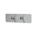 Hampstead Hook on Plate - 240 x 75mm - 2 Hooks - Satin Stainless Steel