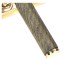 From The Anvil Brompton uPVC Slimline Knurled Multipoint Door Handle - 92mm c/c - Polished Brass
