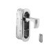 Exel Door Edge Finger Pull - 58 x 18 x 18mm - Satin Nickel