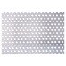 Perforated Radiator Round Hole Grille - 1040 x 800mm - Aluminium