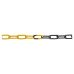 Welded Steel Chain - 6 x 42mm - 10m Length - Yellow/Black