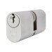 Eurospec 5 Pin 70mm Oval Double Cylinder - 35 + 35mm - Satin Chrome - Keyed to Differ Eurospec 5 Pin 70mm Oval Double Cylinder - 35 + 35mm - Satin Chrome - Keyed to Differ