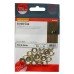 TIMCO Surface Cup - Suit No. 8 Gauge - Electro Brass - Pack of 55
