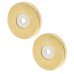 Hampstead Rose Set for 19mm Door Pull Handles - 52 x 6mm - PVD Brass Hampstead Rose Set for 19mm Door Pull Handles - 52 x 6mm - PVD Brass