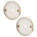 Hampstead Rose Set for 19mm Door Pull Handles - 52 x 6mm - PVD Brass Hampstead Rose Set for 19mm Door Pull Handles - 52 x 6mm - PVD Brass
