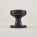 Jedo by Frelan Classic Mortice Door Knob - 60mm Rose Diameter - Matt Black