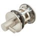Jigtech Schema Orka Bathroom Turn & Release - 53mm Diameter - Satin Stainless Steel