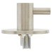 Jigtech Schema Orka Bathroom Turn & Release - 53mm Diameter - Satin Stainless Steel