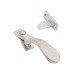 Exel Cast Victorian Wedge Casement Window Fastener - Reversible - Satin Chrome