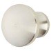 Exel Mushroom Style Round Cabinet Knob - 30mm Diameter - Satin Stainless Steel