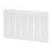 Hit & Miss Vent - 155 x 95mm - 2182mmÂ² Free Air Flow - White Plastic