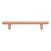 Exel 12mm T-Bar Cabinet Pull Handle - 128mm Centres - Bright Copper