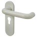 Hoppe AR600/23 Diamond White Nylon Steel Core Euro Lock Door Handle - 47.6mm c/c - Paris Range