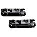 Blum CLIP Straight Cabinet Mounting Plate - Screw On - 0mm Spacing - Steel - Black Onyx - Pair Blum CLIP Straight Cabinet Mounting Plate - Screw On - 0mm Spacing - Steel - Black Onyx - Pair