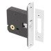 Jedo Sliding Door Bathroom Lock - 76mm Case - 56mm Backset - Polished Chrome