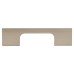 Exel Bibury 8mm Slim D-Bar Cabinet Pull Handle - 96mm Centres - Satin Nickel