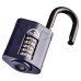 Squire Combination All Weather Padlock - 60mm Body - 33 x 28mm Shackle - Blue
