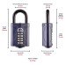 Squire Combination All Weather Padlock - 60mm Body - 33 x 28mm Shackle - Blue