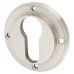 Burlington BUR61 by Frelan Escutcheon with Reeded Rose - 53mm Diameter - Euro - Satin Nickel Burlington BUR61 by Frelan Escutcheon with Reeded Rose - 53mm Diameter - Euro - Satin Nickel