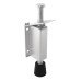 Exel Foot Operated Door Holder - 140mm Closed Height - Satin Stainless Steel Exel Foot Operated Door Holder - 140mm Closed Height - Satin Stainless Steel