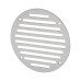 Exel Circular Slotted Vent - 127mm - 4145mm² Free Air Flow - Polished Stainless Steel 