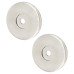 Exel Rose Set for 19mm Door Pull Handles - 52 x 6mm - Satin Stainless Steel Exel Rose Set for 19mm Door Pull Handles - 52 x 6mm - Satin Stainless Steel
