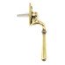 From The Anvil Newbury Locking Espagnolette Casement Window Handle - Right - Aged Brass