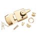 ERA Double Locking Nightlatch - 40mm Backset - Polished Brass Case/Cylinder