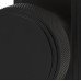 Hampstead Miller Knurled Mortice Door Knob on Backplate - Latch - 205 x 52mm - Matt Black 