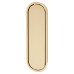 Exel Eccles Oval Flush Cabinet Pull Handle - 150 x 47mm - Satin Brass