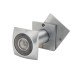 D&E 200° Square Door Viewer - Door Thickness 35-60mm - Satin Chrome Plated
