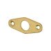 Budget Lock Escutcheon - 51 x 21mm - Polished Brass