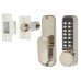 Borg BL2501 Easicode Pro Push Button Code Lock and Latch - Holdback Option - Stainless Steel