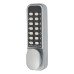 Borg BL2201 Easicode Pro Push Button Code Lock and Tubular Latch - Holdback Option - Grey