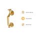 Exel Doctor Door Knocker - 197 x 30mm - Polished Brass Exel Doctor Door Knocker - 197 x 30mm - Polished Brass