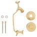 Exel Doctor Door Knocker - 197 x 30mm - Polished Brass Exel Doctor Door Knocker - 197 x 30mm - Polished Brass