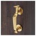 Exel Doctor Door Knocker - 197 x 30mm - Polished Brass Exel Doctor Door Knocker - 197 x 30mm - Polished Brass