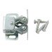 Exel Double Roller Catch - 32 x 27 x 13mm - Zinc Plated - Pack of 10 Exel Double Roller Catch - 32 x 27 x 13mm - Zinc Plated - Pack of 10