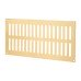 Hampstead Plain Slotted Vent - 305 x 152mm - 11590mm² Free Air Flow - Polished Brass