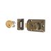 ERA Traditional Nightlatch - 60mm Backset - Green Case/Polished Brass Cylinder